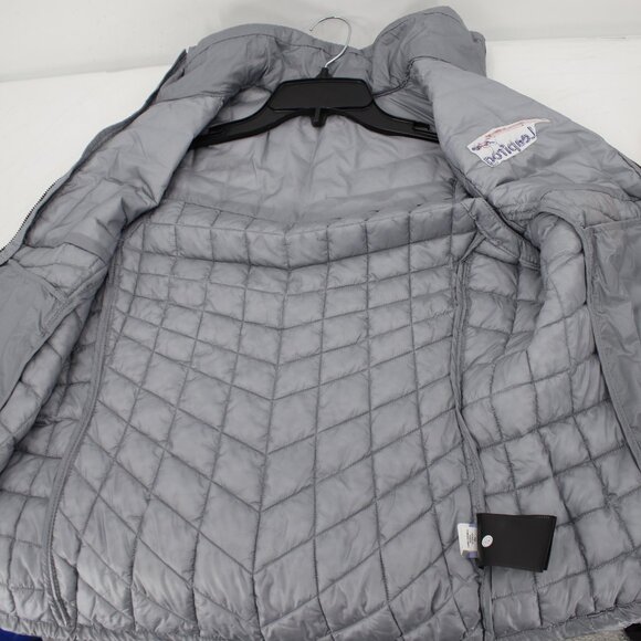 NWT The North Face Vest Women's Medium ECO ThermoBall Trekker Quilted Mid Gray - Picture 12 of 12